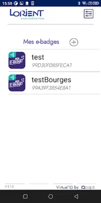 Mon e-badge android App screenshot 3